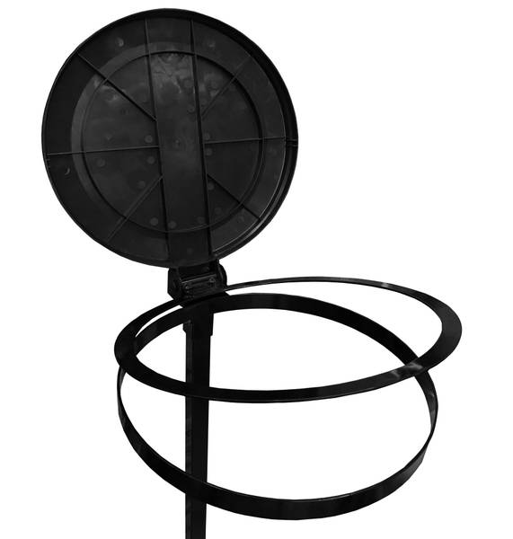 Müllsackständer Tango mit 15 Müllsäcken Schwarz - Metall - 38 x 90 x 38 cm