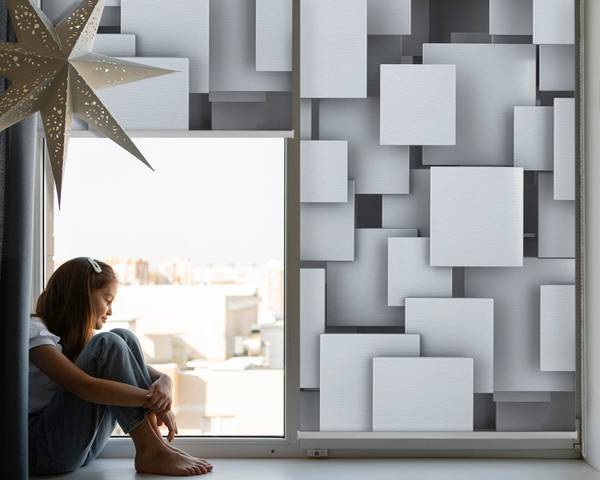 Verdunkelungsrollo TESSEL 60 x 140 cm