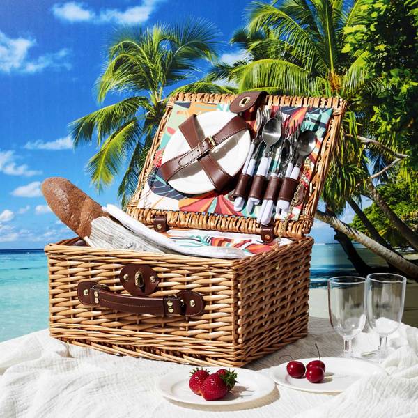 Picknickkorb mit Ausrüstung Tropic 39 x 19 x 29 cm