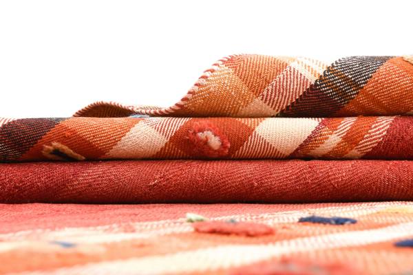 Tapis Jajim CCXXXII Rouge - Laine - 125 x 1 x 213 cm
