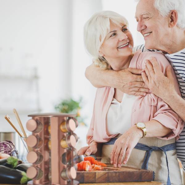 Tourniquet à épices avec 16 pots Verre - Métal - 22 x 28 x 22 cm