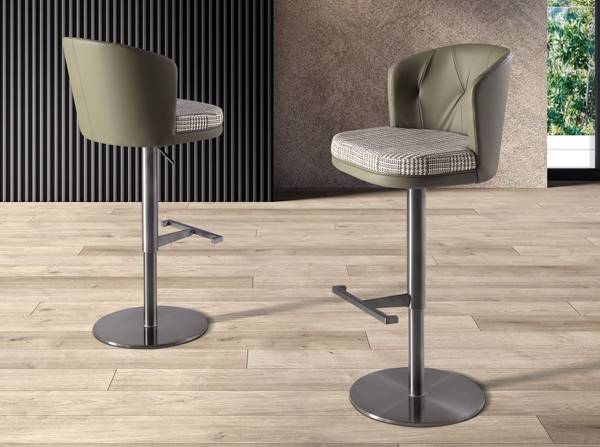 Hocker 4228 Grün - Webstoff - 49 x 82 x 56 cm