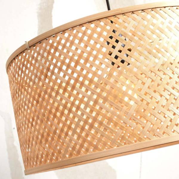 Lampadaire Java Marron - Bambou - Bois manufacturé - 32 x 150 x 58 cm