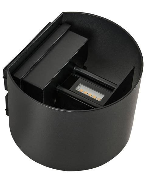 Wandlampen MORAY 2-tlg Schwarz - Metall - 14 x 14 x 12 cm