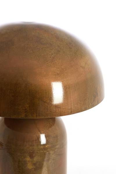 Tischlampe TOLIMA Braun - Metall - 31 x 48 x 31 cm