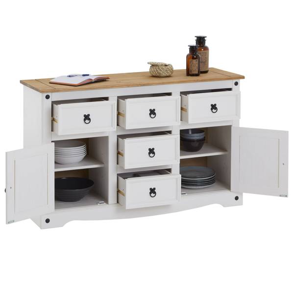 Sideboard CAMPO Kiefer - 125 x 76 x 40 cm