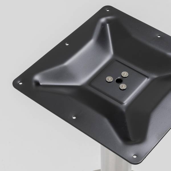 Esstisch Montmartre Weiß - Metall - 60 x 72 x 2 cm