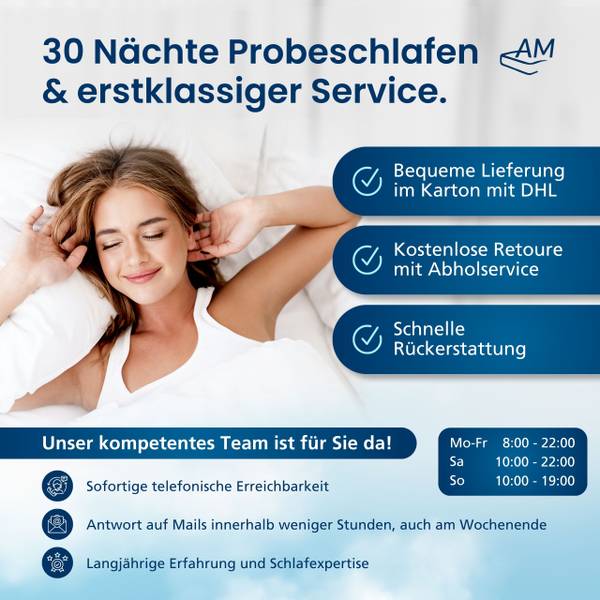 Ergonomische Taschenfederkernmatratze 150 x 20 x 220 cm - H3