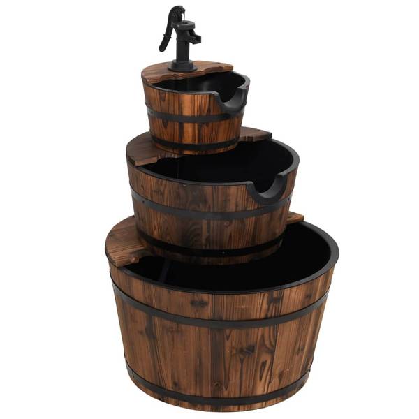 Gartenbrunnen 363332 Braun - Tanne - 60 x 94 x 60 cm