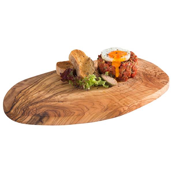 Servierbrett Olive 906 Braun - Massivholz - 21 x 2 x 35 cm