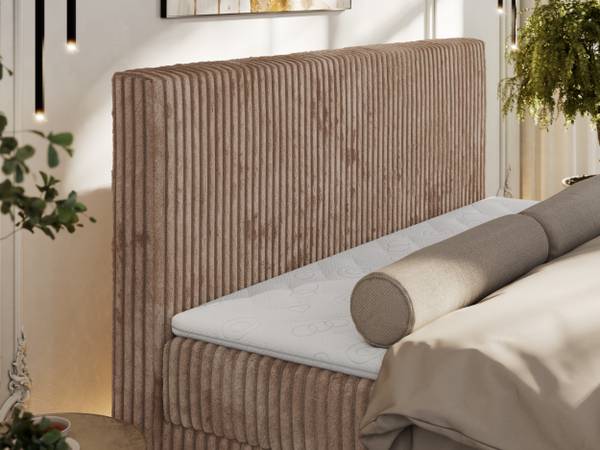 Boxspringbett TILIANO DUO Braun - H4 - Liegefläche Breite: 160 cm