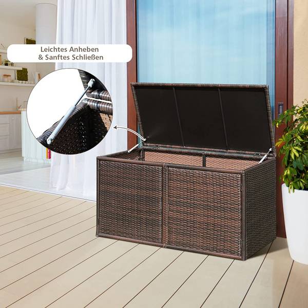 Auflagenbox Rattan 335L Stauraum kaufen