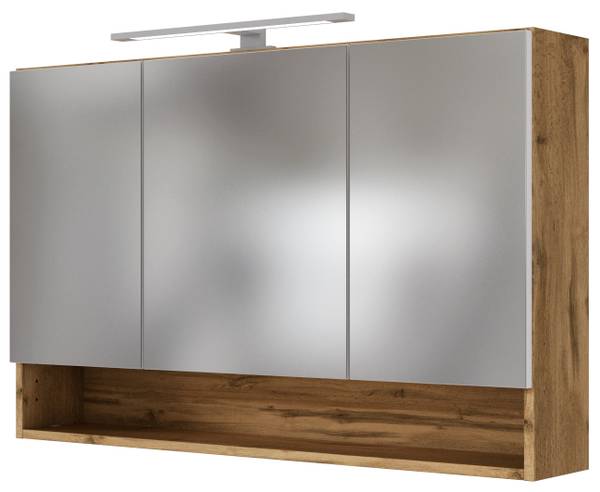 Waschtisch-Set Livorno 100cm Braun - Holzwerkstoff - 100 x 180 x 48 cm