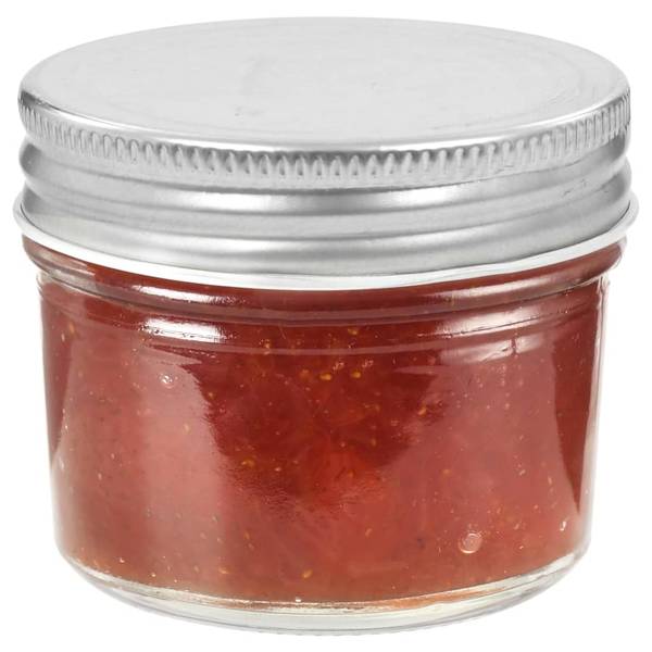 Weckpot 297310 Set van 4 zilver - glas - 7 x 6 x 7 cm