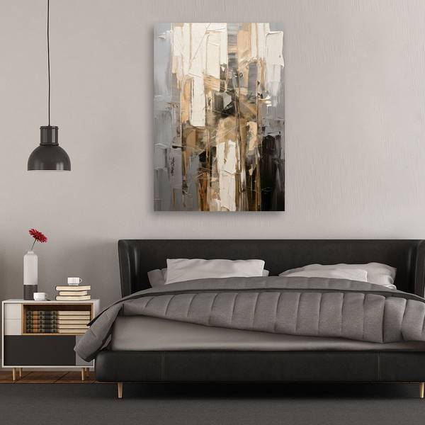 Canvas schilderij Abstractie 80 x 120 cm