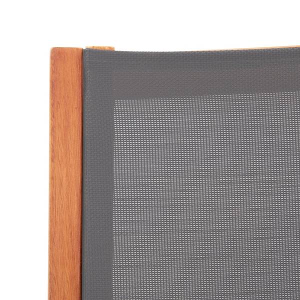 Gartenstuhl 48696 Grau - Textil - 50 x 32 x 61 cm