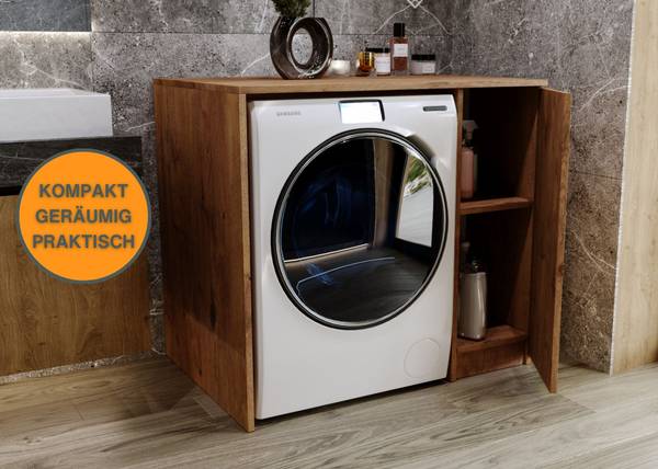 Waschmaschinenschrank Dallas Braun