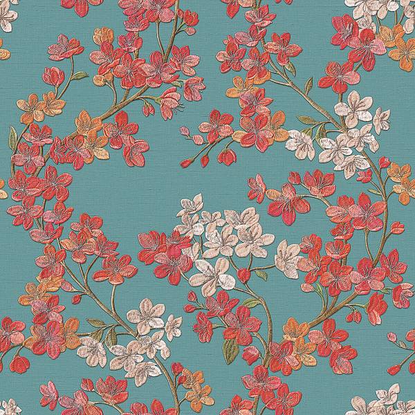 Vliestapete GR322205-DI Blau - Fleece - 53 x 1005 x 1 cm