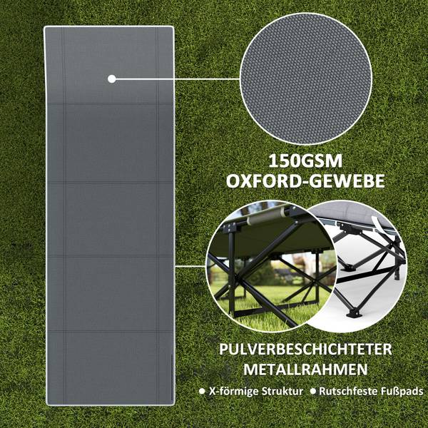 Campingbett A20-515V00LG Hellgrau