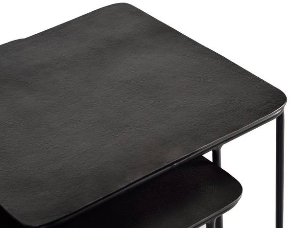 Set mit 2 MittelEsstischen 6148 Massivholz - 62 x 41 x 62 cm