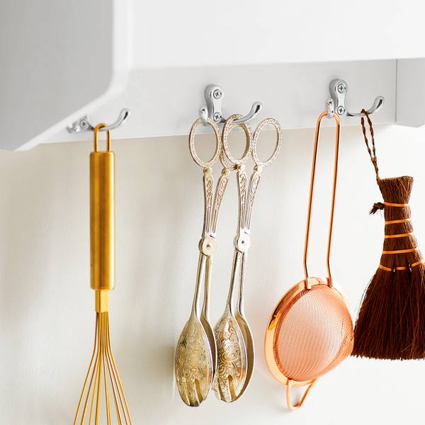 Keukenrek KCR12-W wit - plaatmateriaal op houtbasis - 38 x 75 x 17 cm