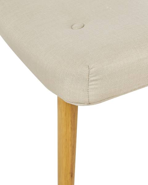 Sessel VEJLE 2-tlg Beige - Braun