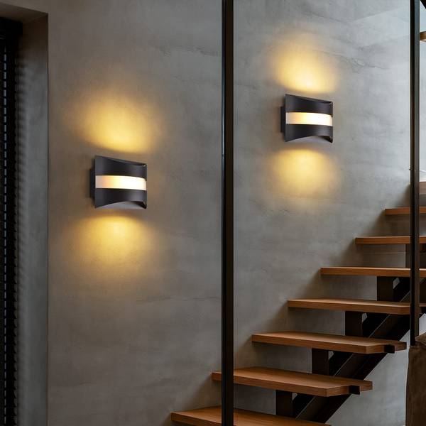 Wandlamp Lnfh zwart