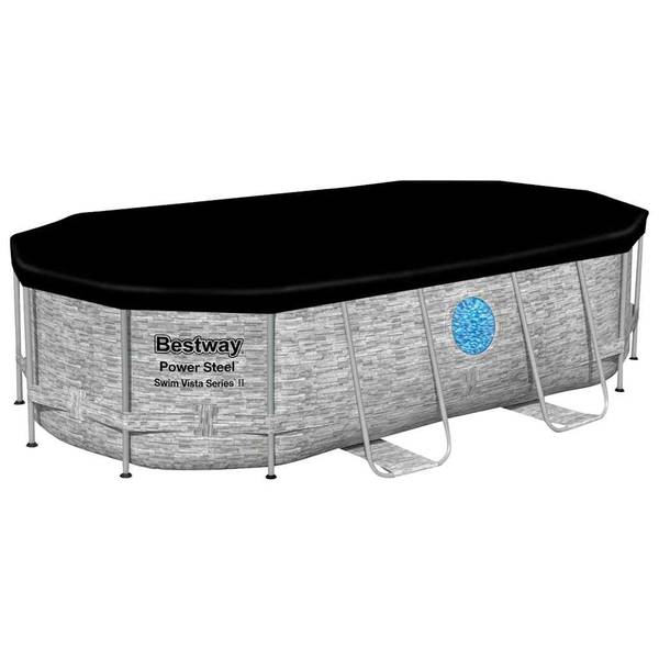 Pool 93329 Grau - Metall - 250 x 100 x 427 cm