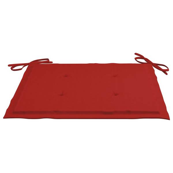 Gartenstuhl 3007930-2 (4er Set) Rot - Akazie - 48 x 91 x 57 cm