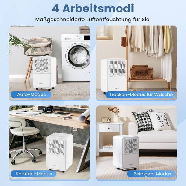 Luftentfeuchter QE32640PQ-ITDE Weiß - Kunststoff - 24 x 47 x 29 cm
