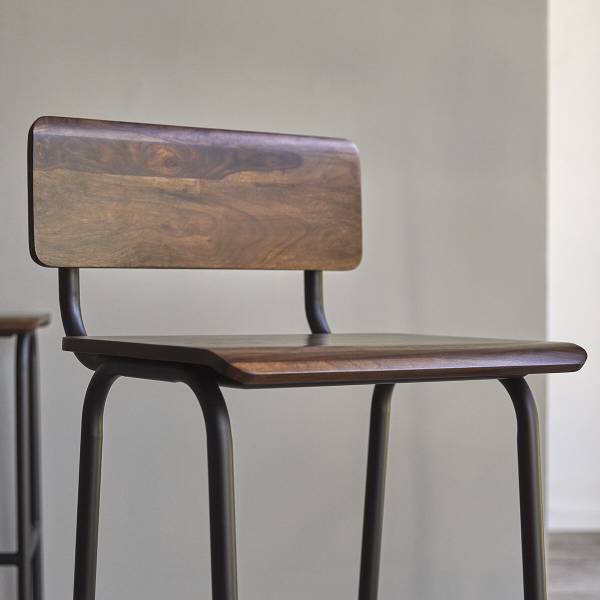 Stuhl Talia Braun - Palisander - Sheesham - 50 x 102 x 46 cm
