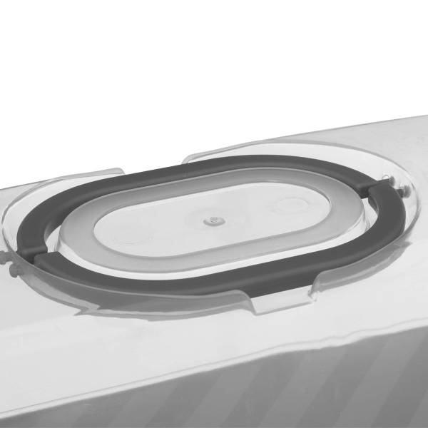 Kuchenschachtel BASIC Grau - Kunststoff - 13 x 16 x 36 cm