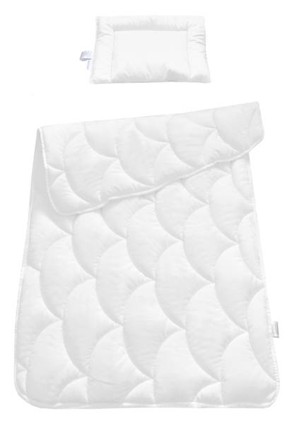 Kinderbettenset Lagom Weiß - Textil - 100 x 1 x 135 cm