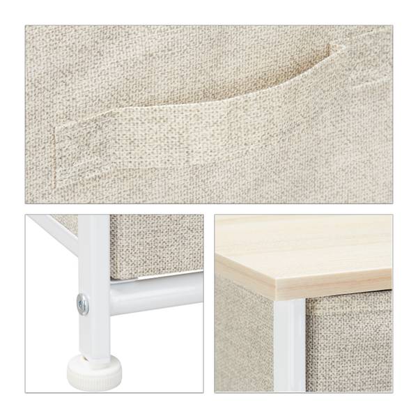 Regalsystem verschiedene Varianten beige 20 x 76 x 48 cm