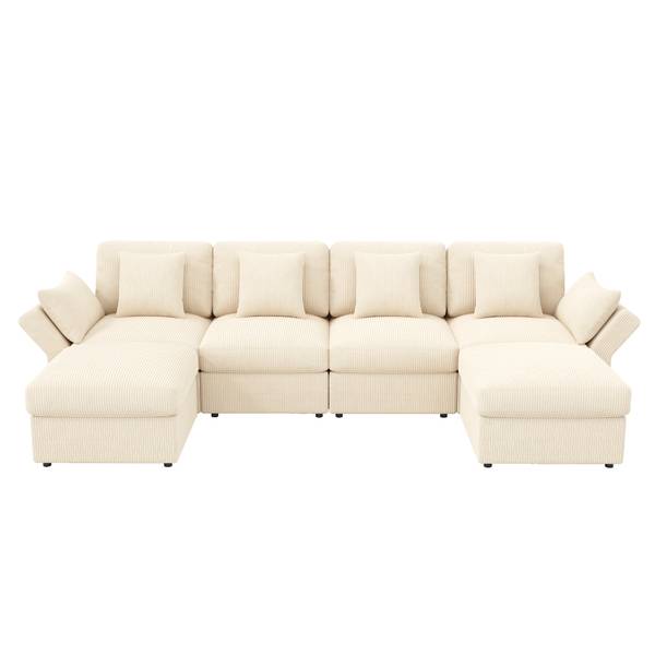 Ecksofa WoodyCHANGE Beige