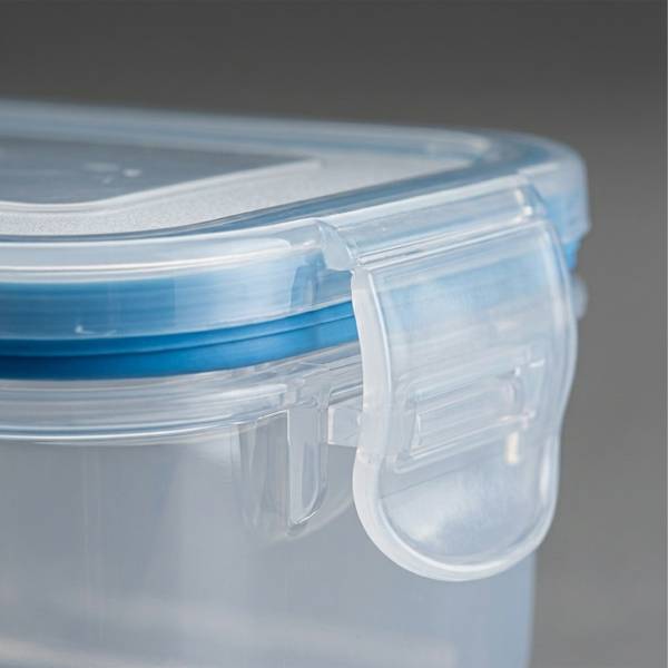 Frischhaltedose 8-tlg. Set Blau - Silikon - 25 x 9 x 18 cm
