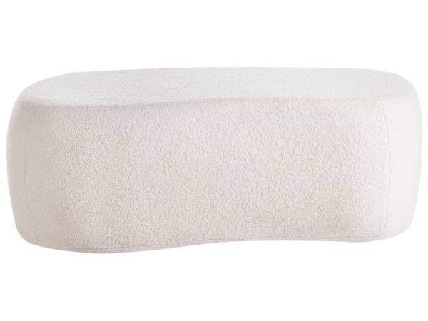 Bettbank BAYARD Weiß - Naturfaser - 115 x 43 x 56 cm