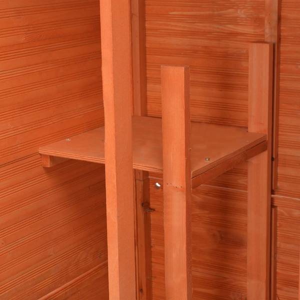 Geräteschuppen 170649 Braun - Holzwerkstoff - Metall - 60 x 213 x 71 cm
