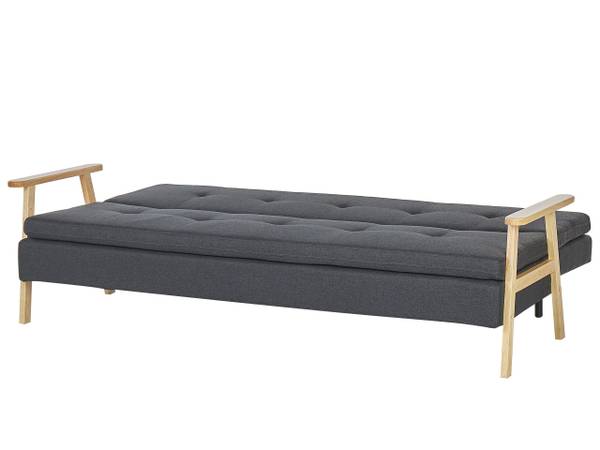 3-Sitzer Sofa TJORN Braun - Dunkelgrau - Grau