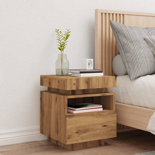 Nachttisch 3033073-1 Braun - Holzwerkstoff - 39 x 48 x 40 cm