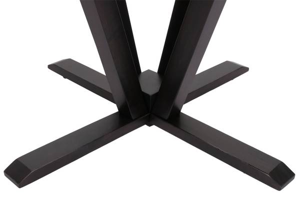 Bistrotafel M56 bruin - rubberboom - 92 x 76 x 92 cm