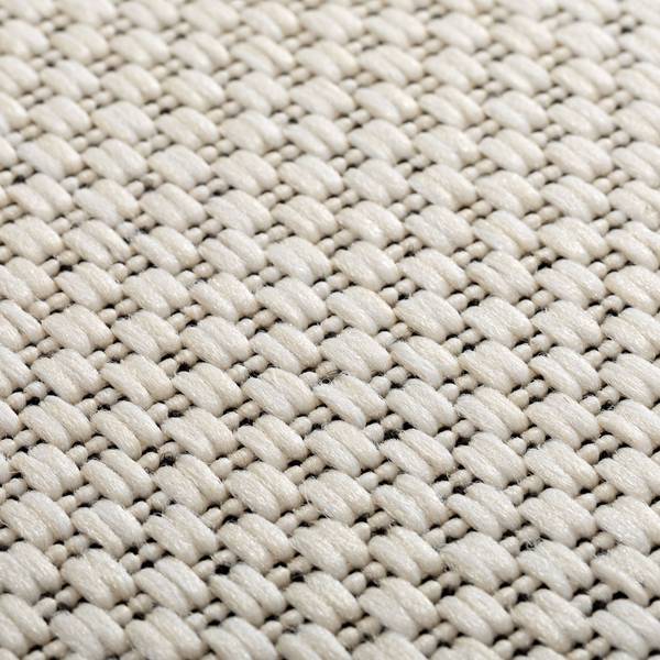 Outdoorteppich Melbu Weiß - Polypropylen - 80 x 150 cm