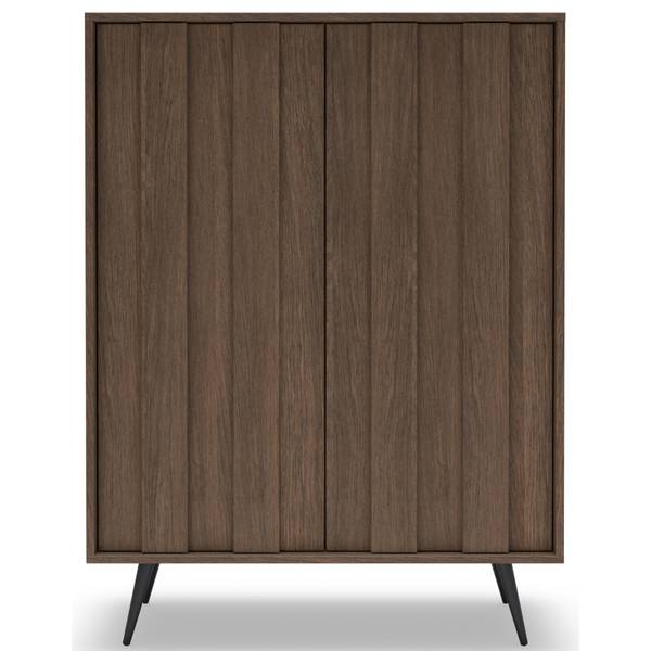Highboard Amaro Braun - Melamin - 94 x 126 x 40 cm