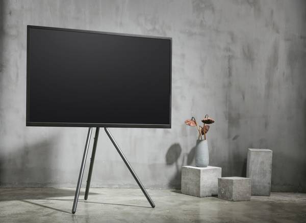 TV-Stand LUMFS15-46F-03 Schwarz - Stahl - 79 x 134 x 54 cm