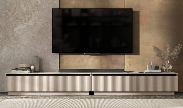 TV-Lowboard SELENE Beige - Kaschmir
