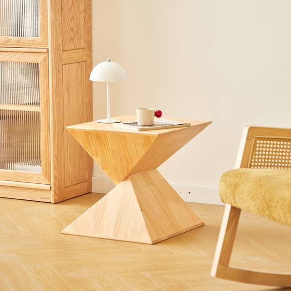 Beistelltisch EMDEN Braun - Massivholz - 45 x 45 x 45 cm