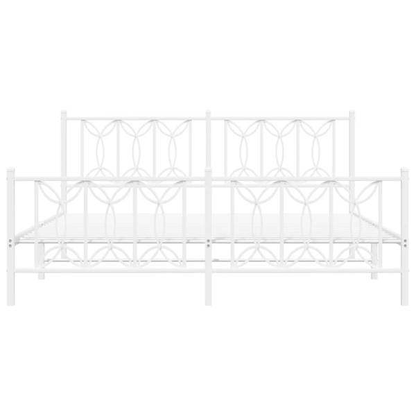 Bettgestell mit Kopf- und Fußteil XT1968 187 x 219 cm