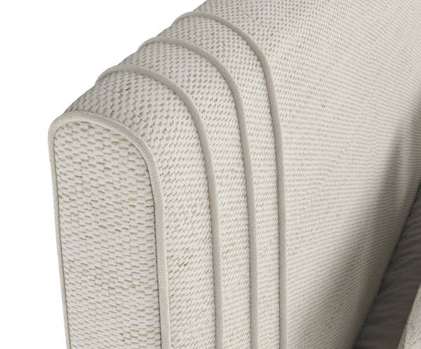 Polsterbett Musca Creme - Liegefläche Breite: 200 cm