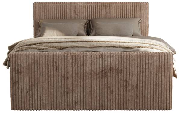 Boxspringbett TILIANO DUO Braun - H4 - Liegefläche Breite: 160 cm
