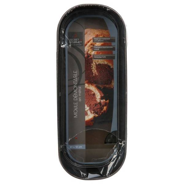 Moule cake démontable MOULES DEMONTABLES Noir - Métal - 31 x 7 x 13 cm